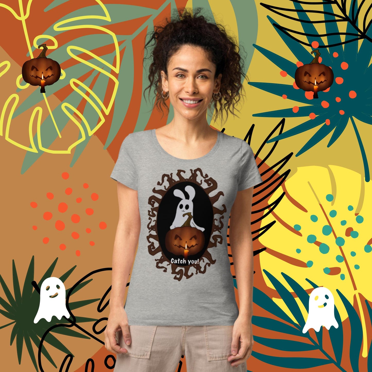 Catch you! Women’s basic organic t-shirt