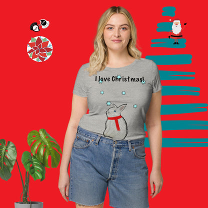 I love Christmas! Women’s basic organic t-shirt