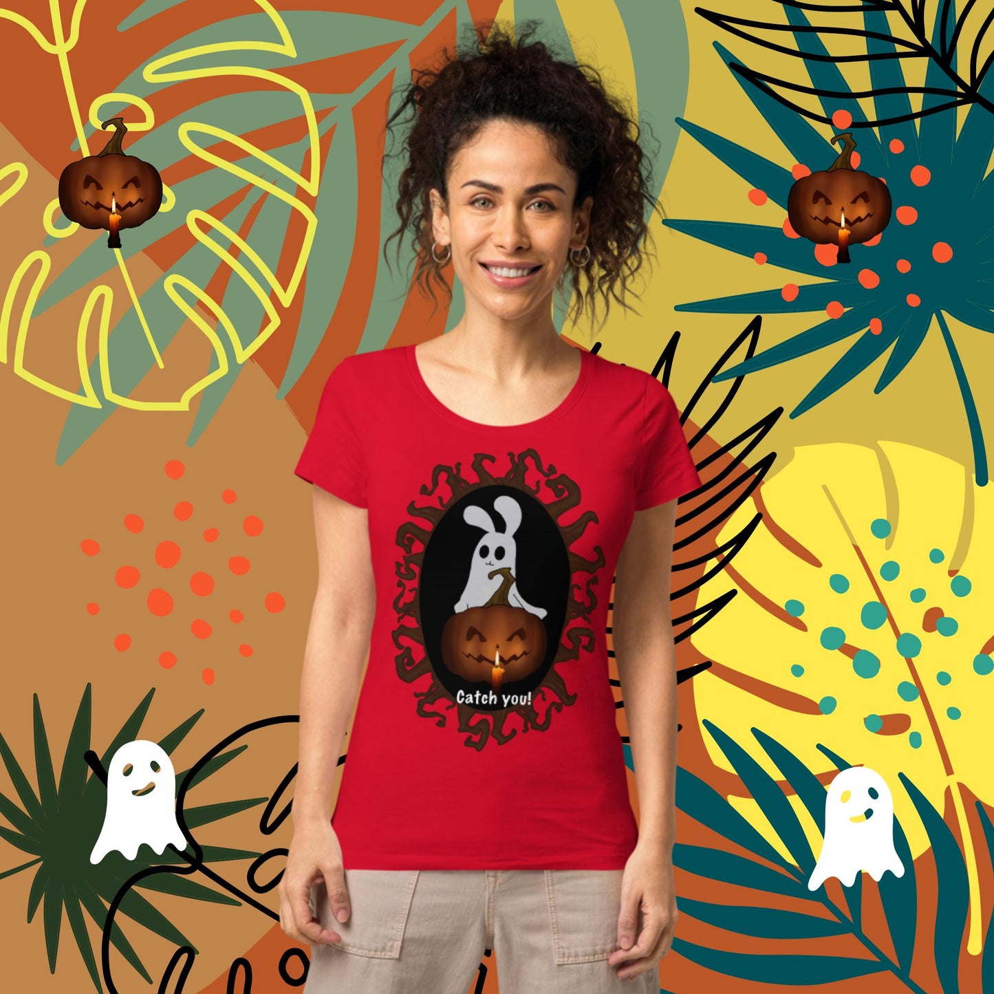 Catch you! Women’s basic organic t-shirt