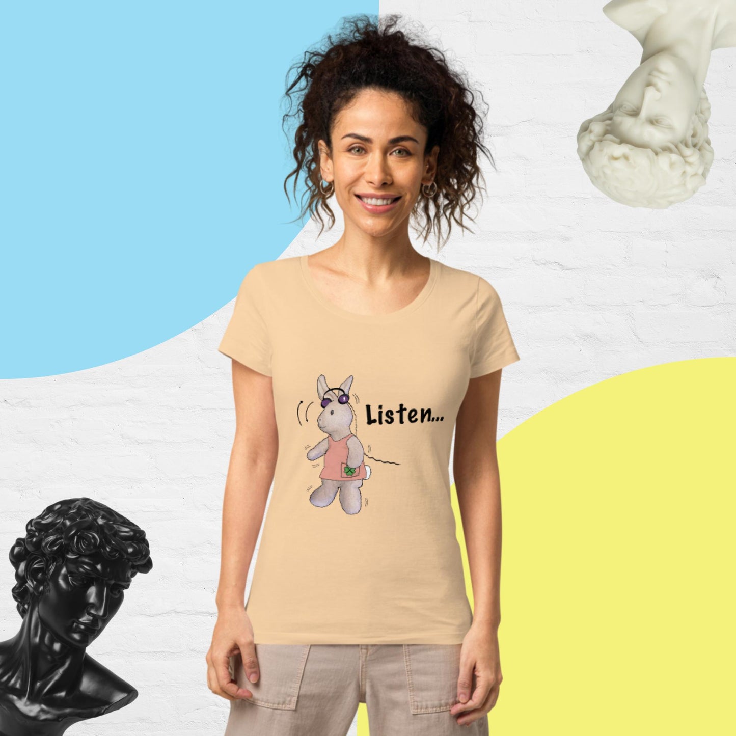 Listen ... Women’s basic organic t-shirt