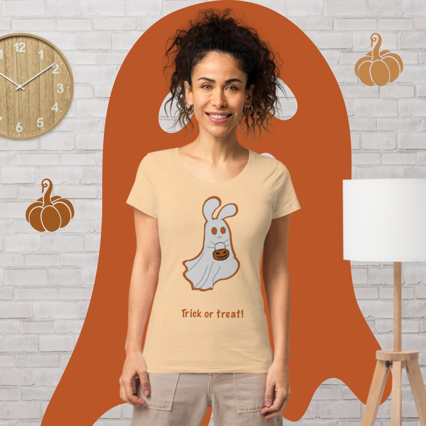 Trick or treat! Women’s basic organic t-shirt