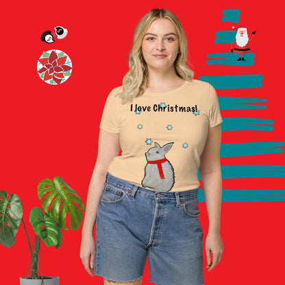 I love Christmas! Women’s basic organic t-shirt