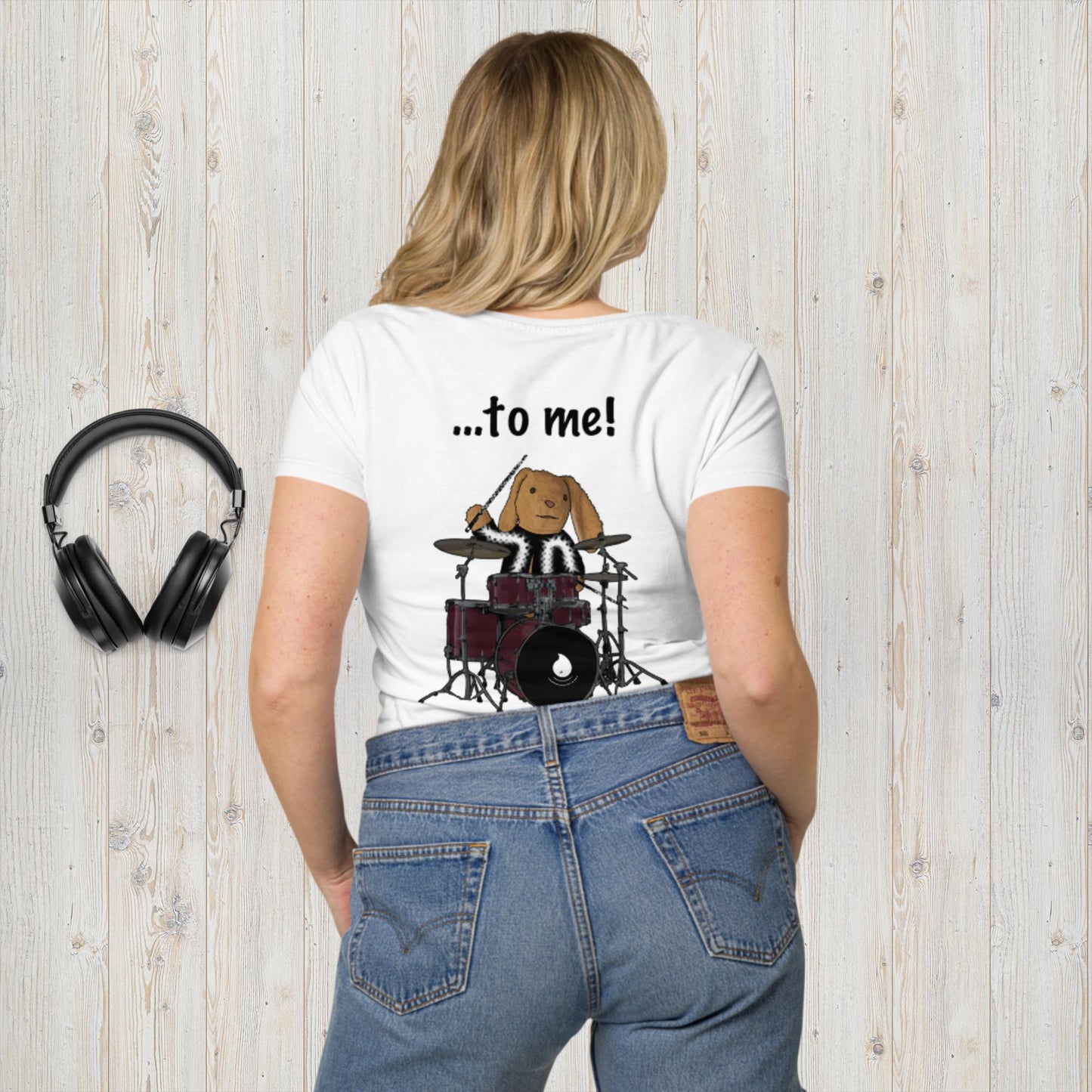 Listen ... to me! Women’s basic organic t-shirt