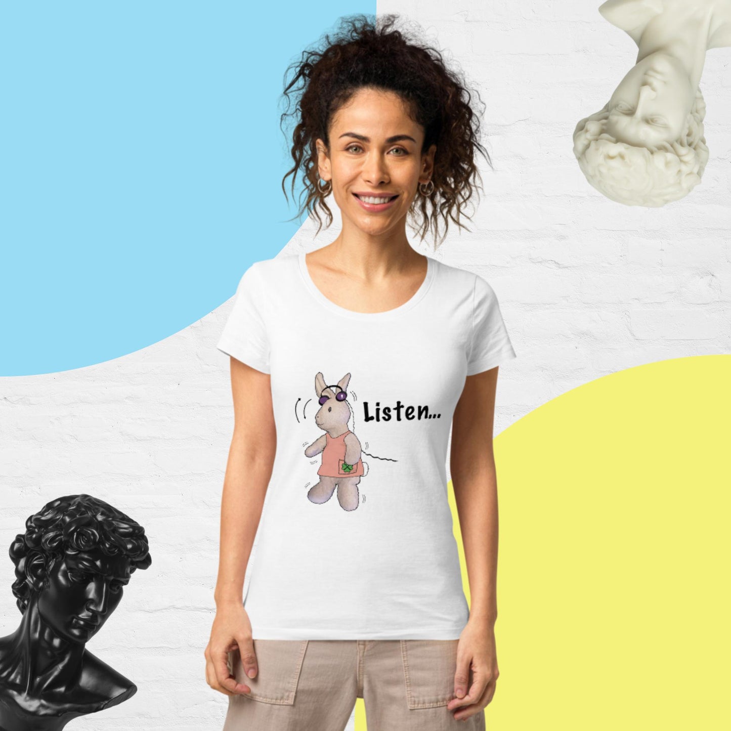 Listen ... Women’s basic organic t-shirt