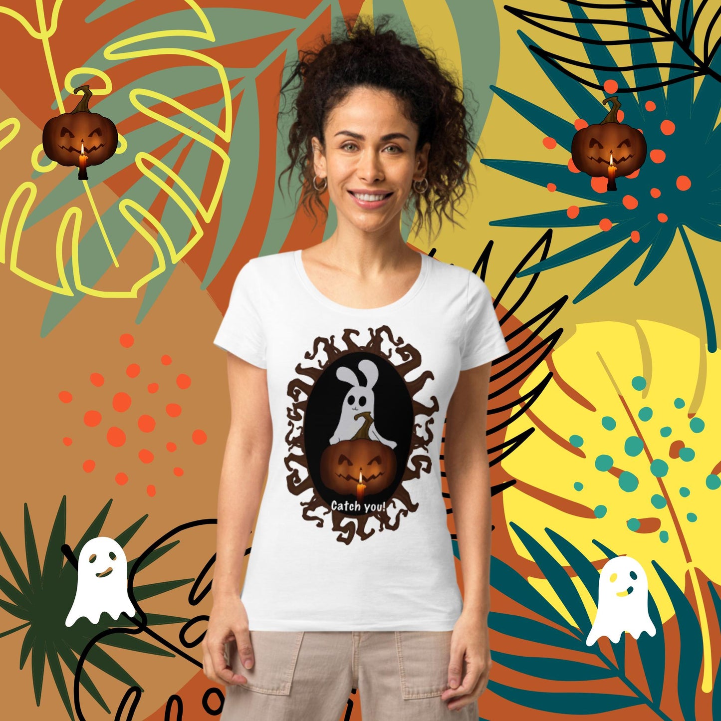 Catch you! Women’s basic organic t-shirt